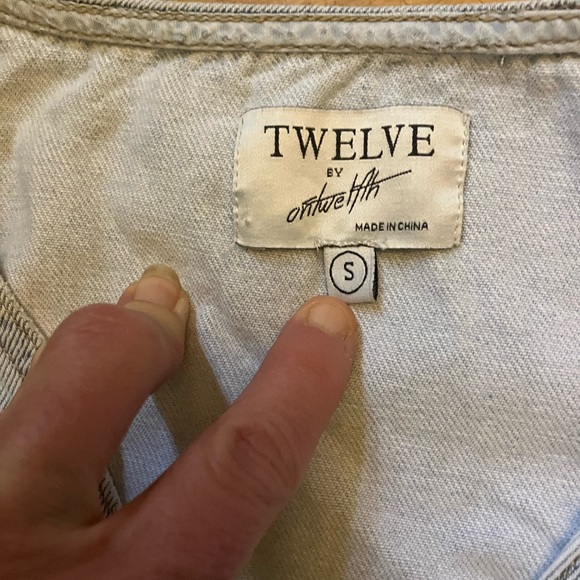 Twelve by Twelve Sky Blue Denim Vest - Picture 6 of 7